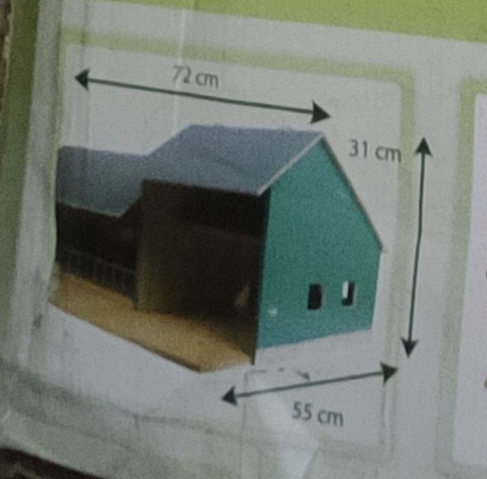 Jucărie adapost ferma animale din lemn