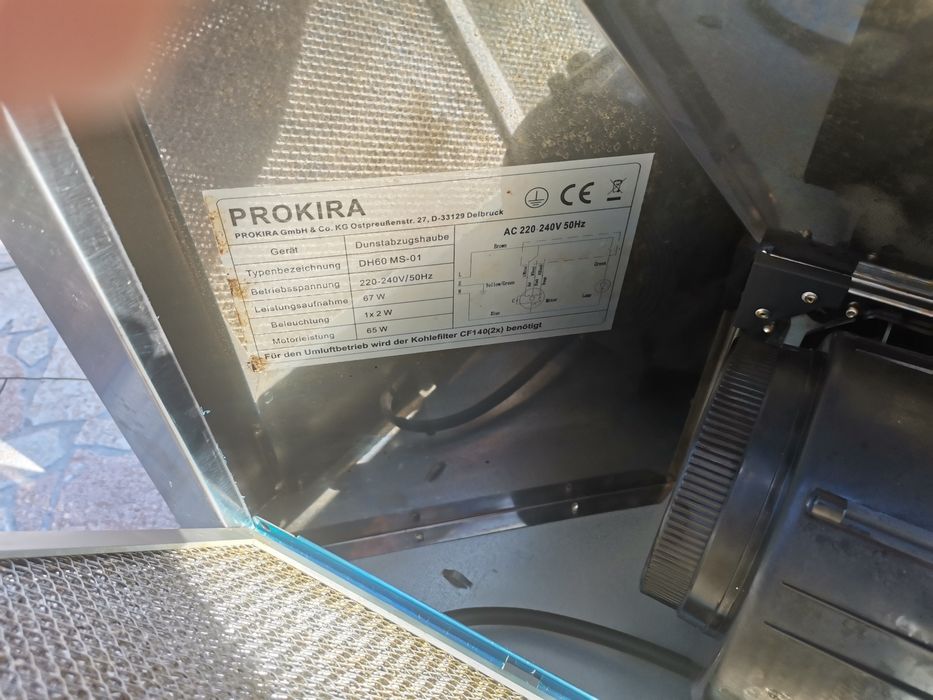 Hota de inox de vânzare