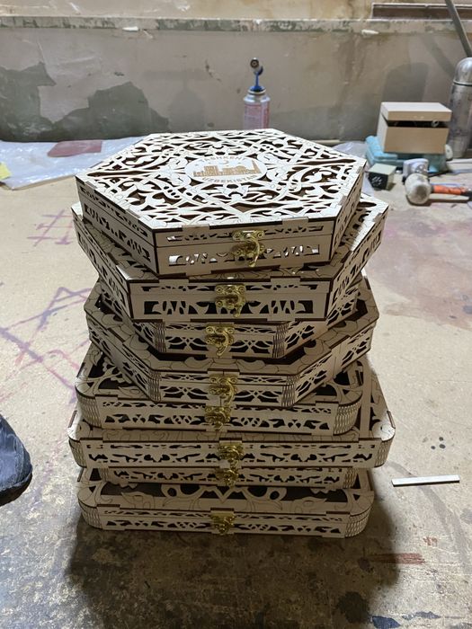 Лазерная резка фанеры и картона | Упаковка, макеты, декор