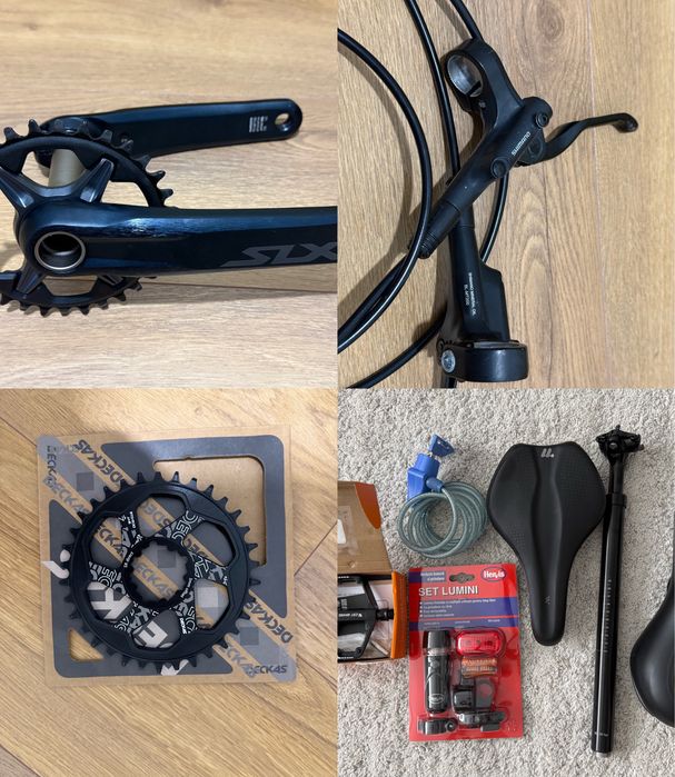 Piese bicicleta pedalier SLX, roata spate, sa, set frane