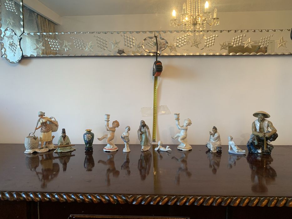 Bibelouri portelan , cristal , sticla , vaza