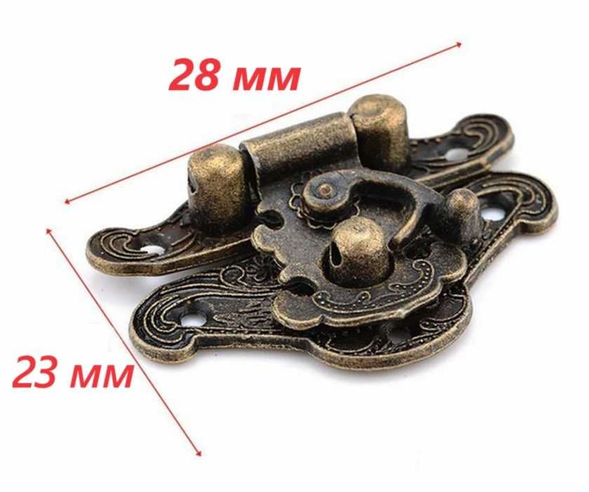Метална закопчалка за дървена кутия, табла, шах, винтидж стил, 3 вида