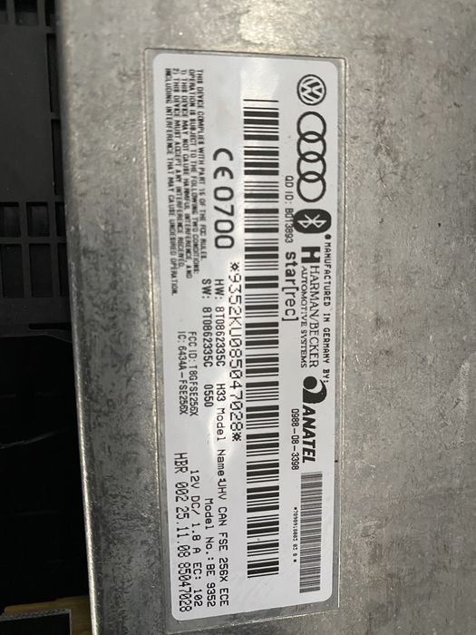 Modul bluetooth audi a4 b8 audi a5