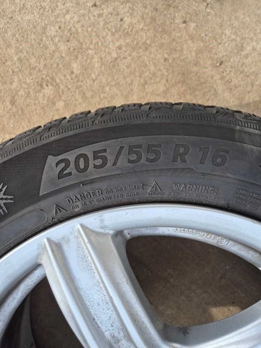 Jante cu anvelope Michelin  M+S  205/55R16 7.0jX16H2 PC21-706 5X120 BM