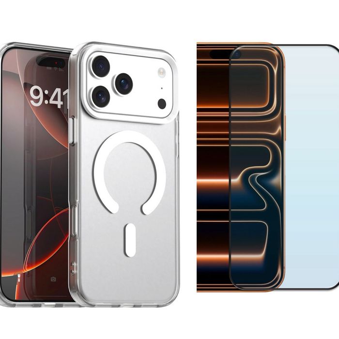 iPHONE 17/PRO/MAX/AIR - Husa Hard Magsafe + Folie Sticla Glass 6D D+