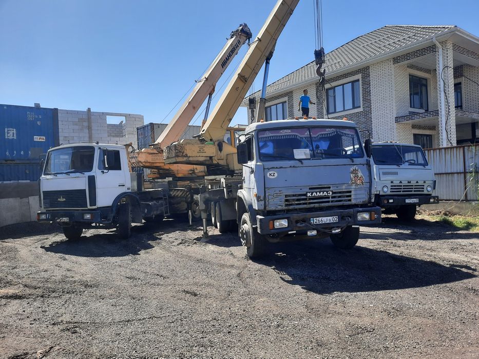 Услуги автокран, длиномер 25т-16т камаз