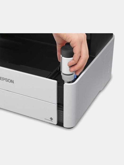 Принтер Epson M3170 МФУ 3 в 1, Струйный в А4 формате, чёрный-белый