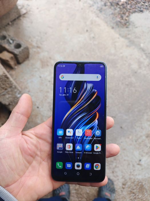 Текно повар нео 64гб . батарея зор 6000. Ишлаши зор обмен на видеокарт