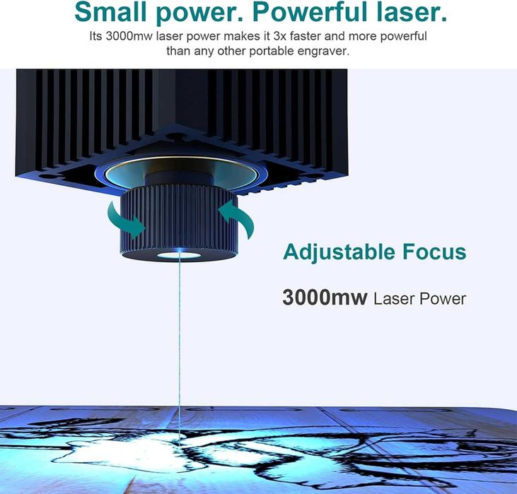 Bisofice K6 Mini 3000mW машина за лазерно гравиране