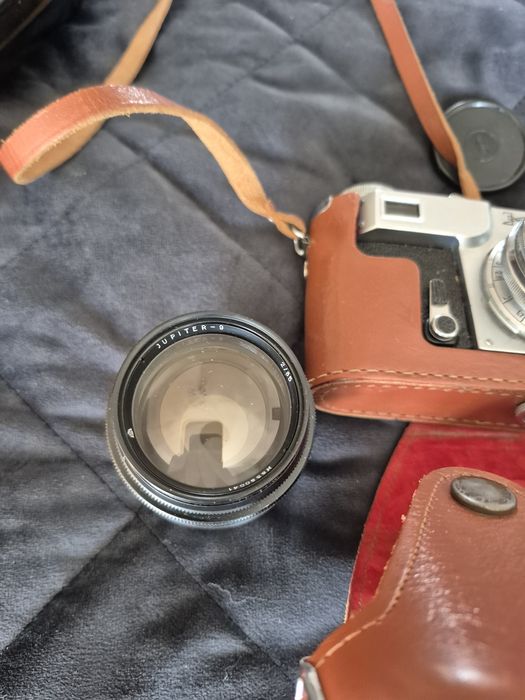 Rangefinder Kiev 4 cu obiectiv 50mm f2 si jupiter 9 85mm