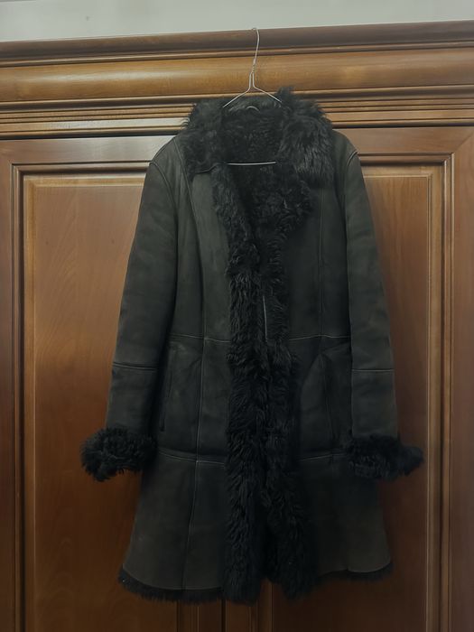 Cojoc piele naturala si blana oaie