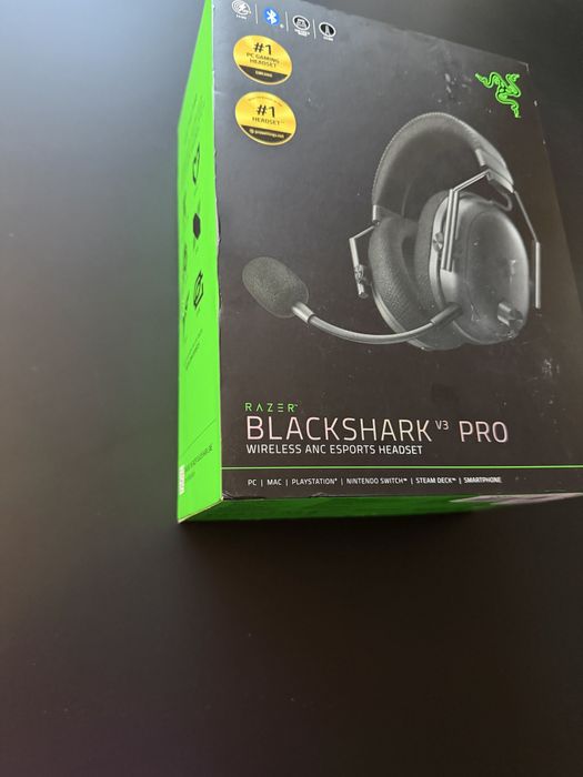 Casti Gaming Wireless RAZER BlackShark V3 Pro, THX Spatial Audio, noi