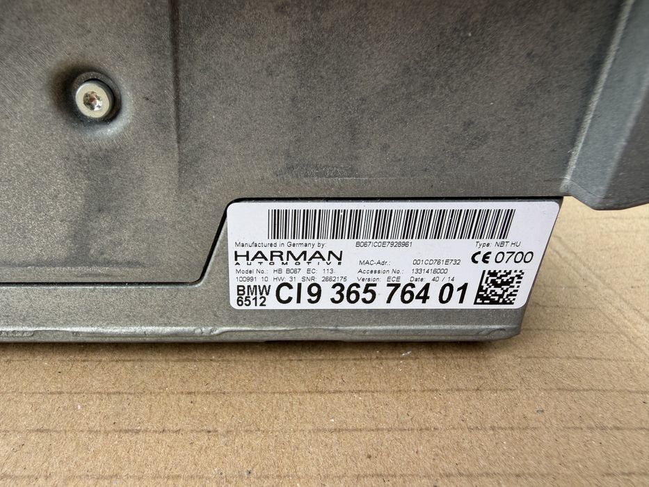 Unitate navigatie CIC / NBT BMW Seria 1 2 3 4 5 6 7 X5 X6