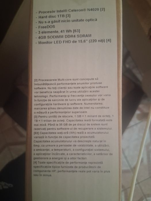 VÂND URGENT!! Laptop hp NOU!