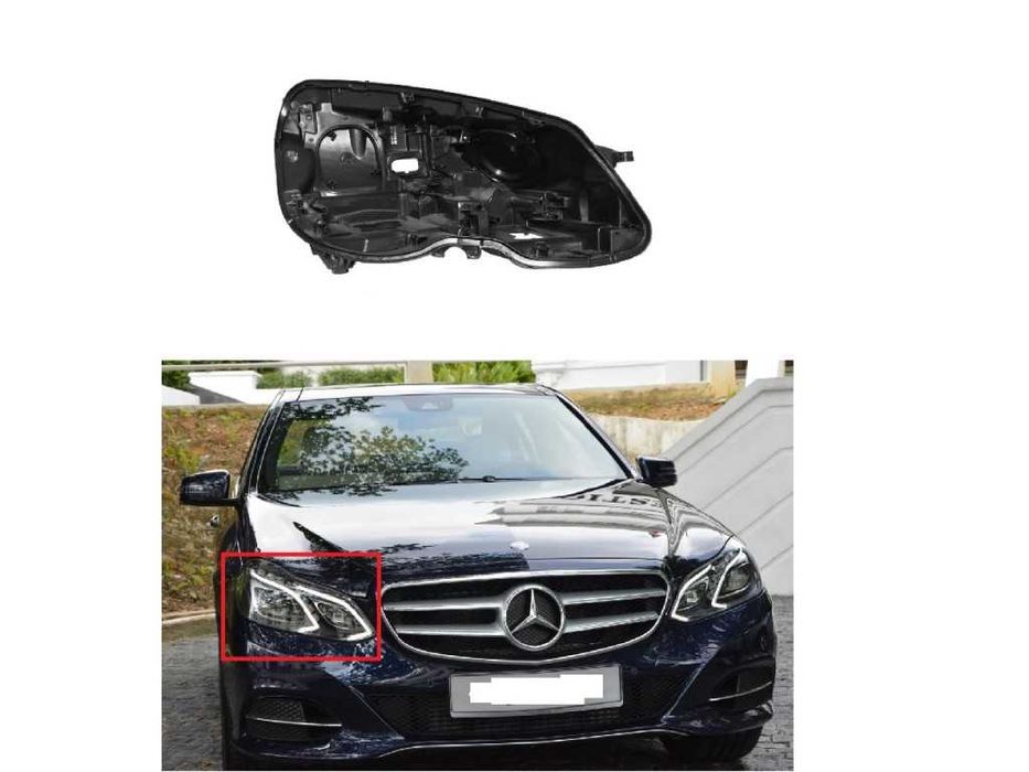 Корпус за фар на Mercedes E-Class W212 Facelift