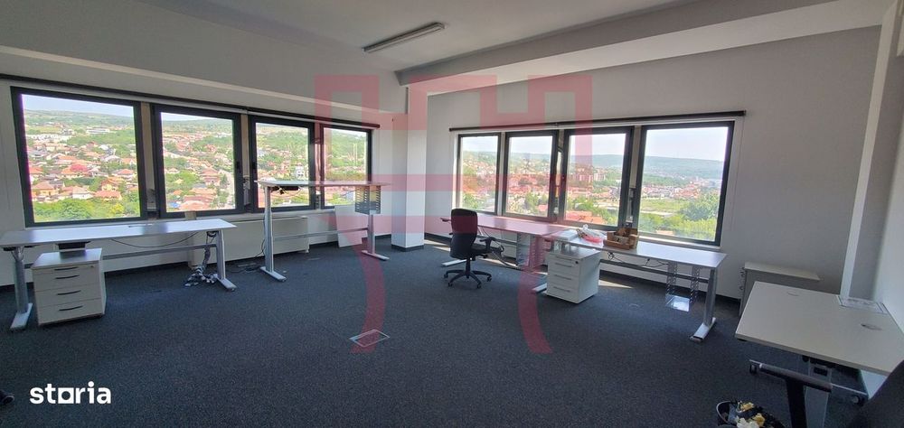 Spatiu  birouri amenajat  +mobilier zona Garii 200 - 850mp cu panorama