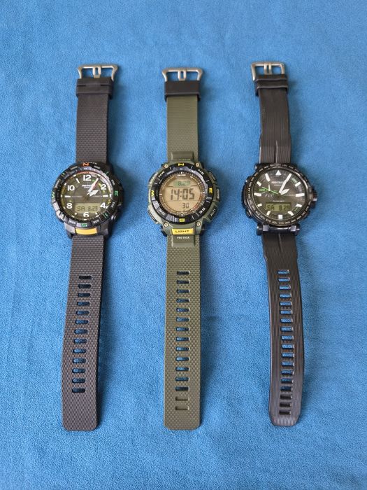 Мъжки часовници Casio pro trek