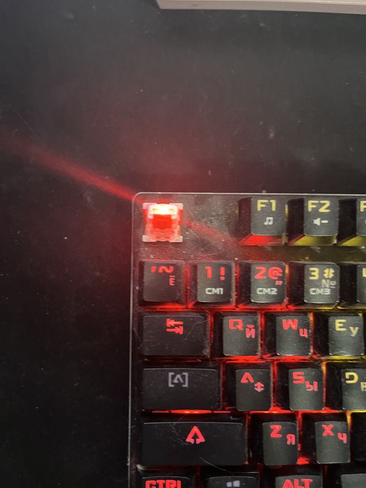 Клавиатура красные свечи
