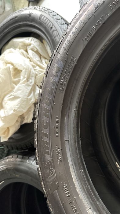 Шины 215/55/17 Michelin / зима близко