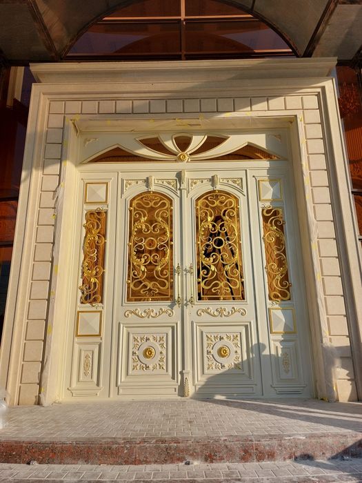 Покраска ворот акфа и металлический  предметы