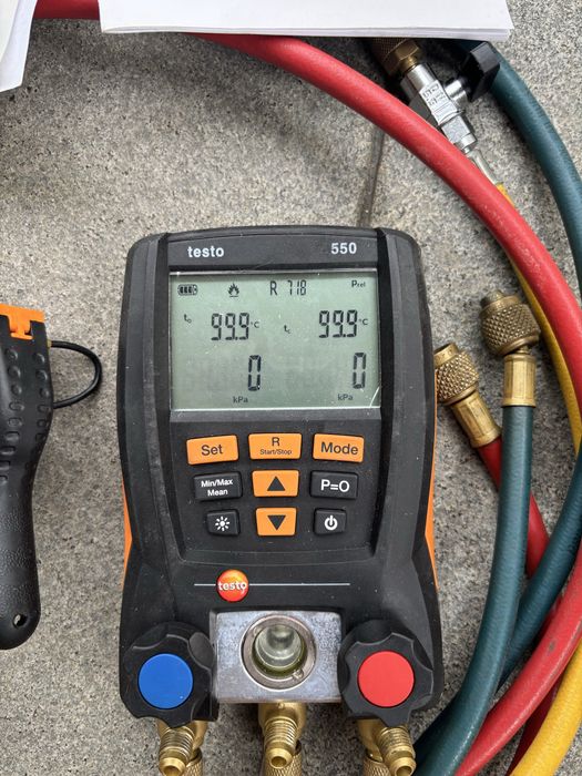 Testo 550 set cu sonde de temperatura