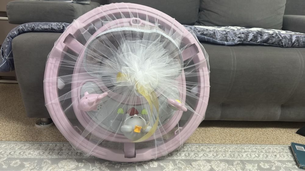 Кровать люлька + ходунок в подарок