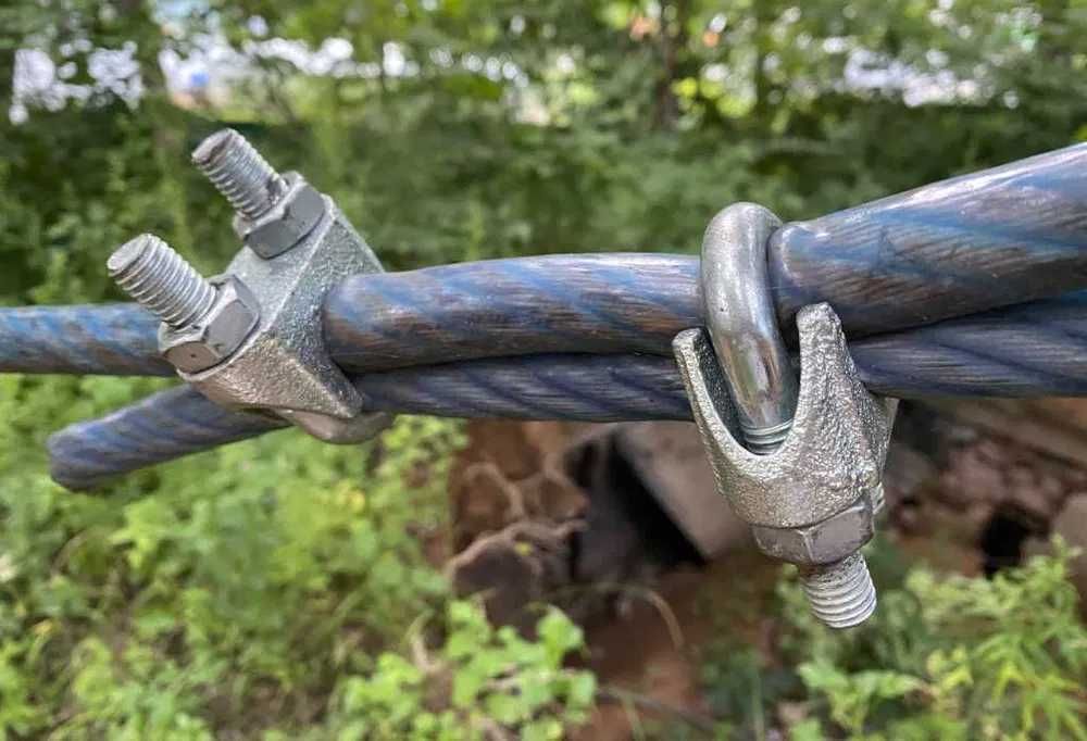 Зажим для канатный троса