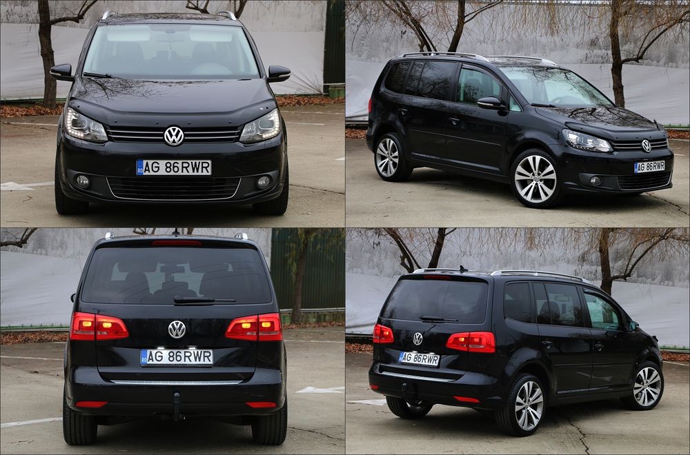 VW Touran~2.0 TDI 140CP~Sportline~BiXenon~ Navigație~Camera~Webasto