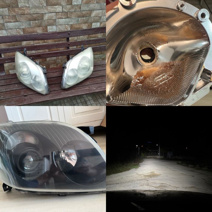 Рециклиране на фарове,полиране и вграждане на лупи