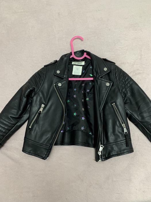 Geaca stil camase zara Noua si geaca piele h&m