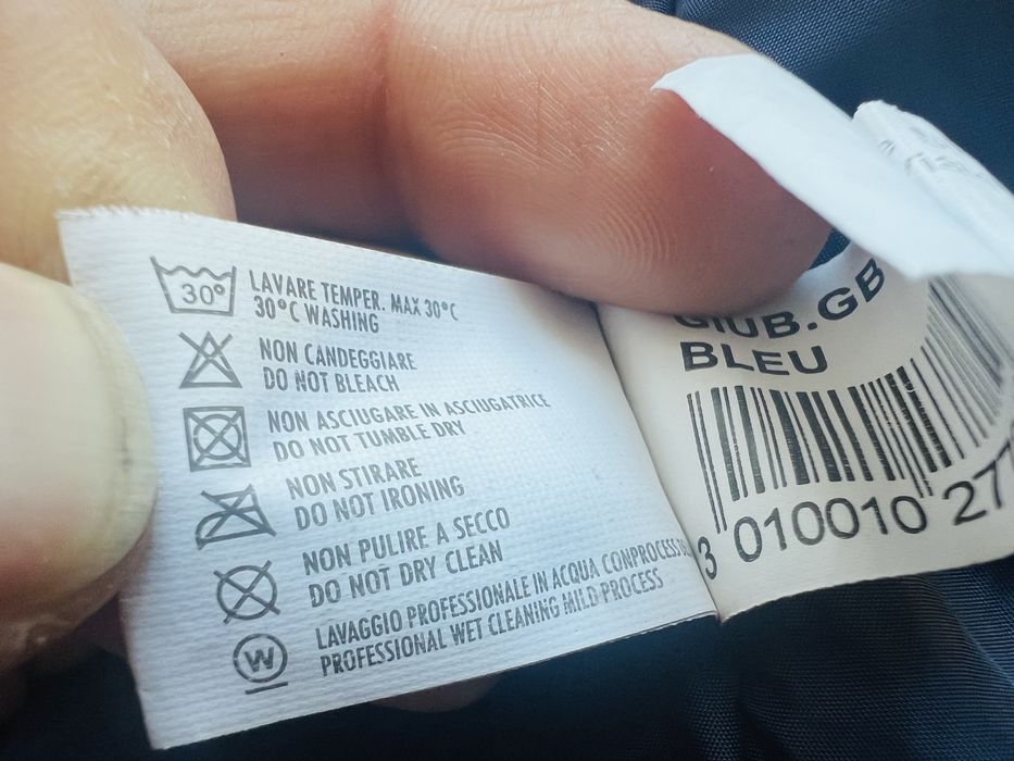 Мъжко яке Cotton & Silk, тъмно синьо, пролетно, размер L, като ново