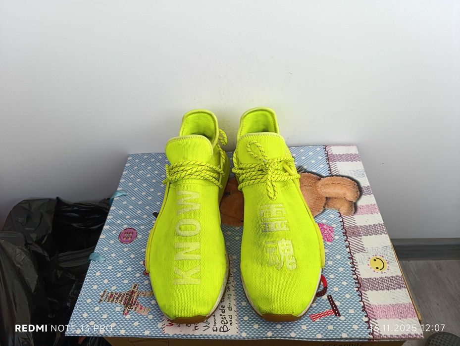 adidas x Pharrell NMD Hu Trail Know/Soul''оригинални маратонки 44 номе