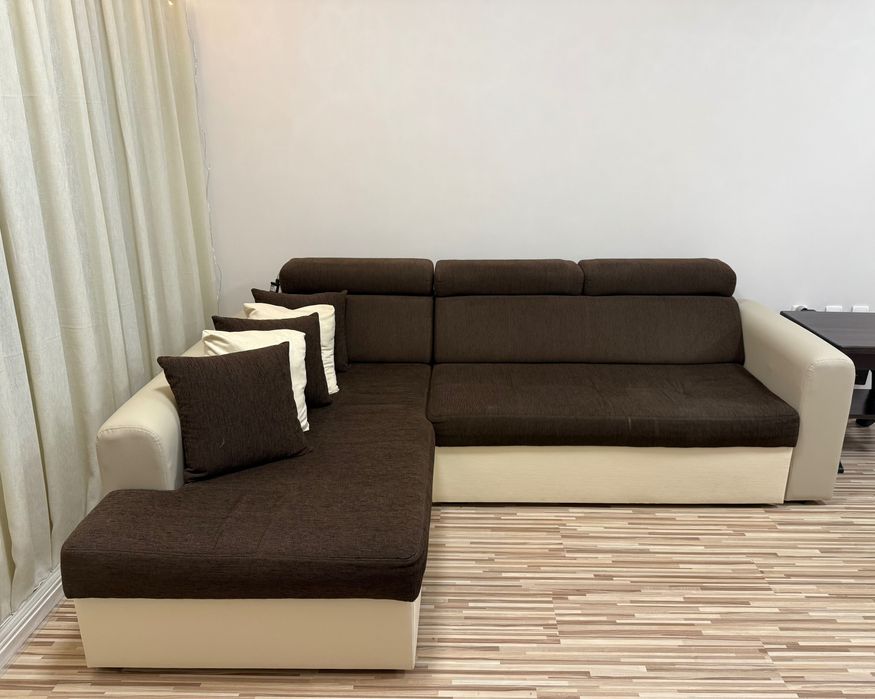Ъглов разтегателен диван