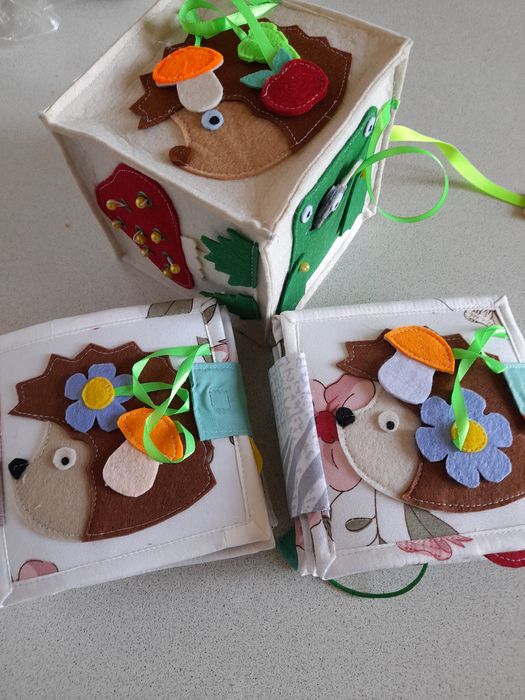 Развивающие книжки из фетра