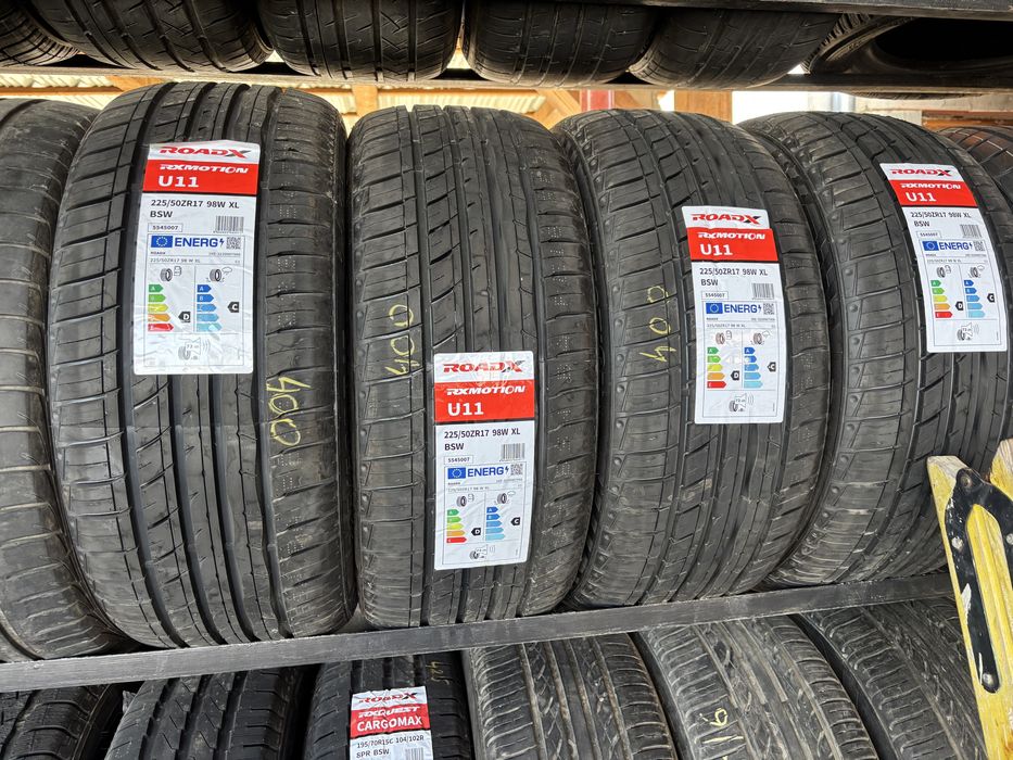 Set anvelope noi vara 225/50/17 Road X Dot2025 cu montaj inclus