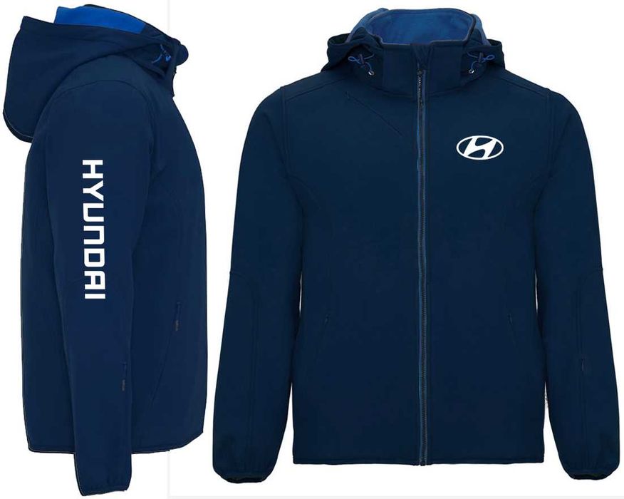Softshell / софтшел с качулка якета HYUNDAI / ХЮНДАЙ! Или с ТВОЯ идея!