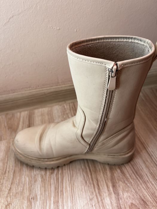 Боти/кожени/ниска подметка