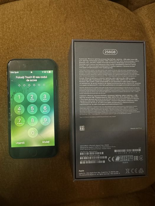 Iphone 8 Space Gray, 256gb
