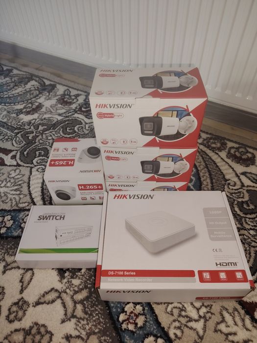 Hikvision 4 tali kamplekt