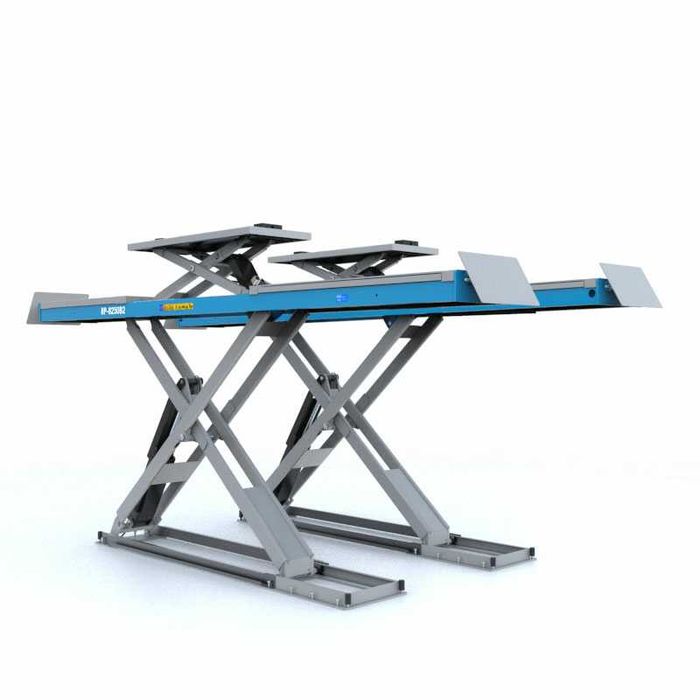 Elevator auto tip foarfecă pentru geometria roților L: 5000 mm