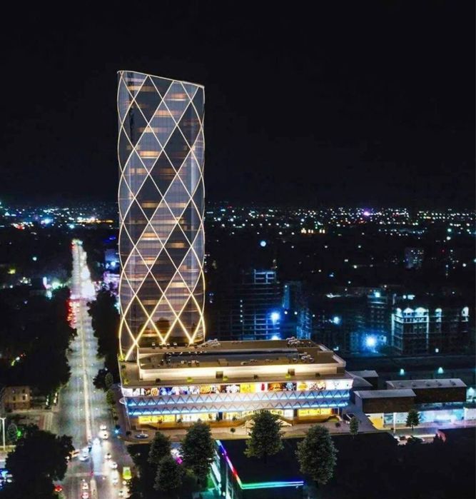 Новостройка “Piramit Tower” 2/38/49, 58м2. Коробка с перегородками