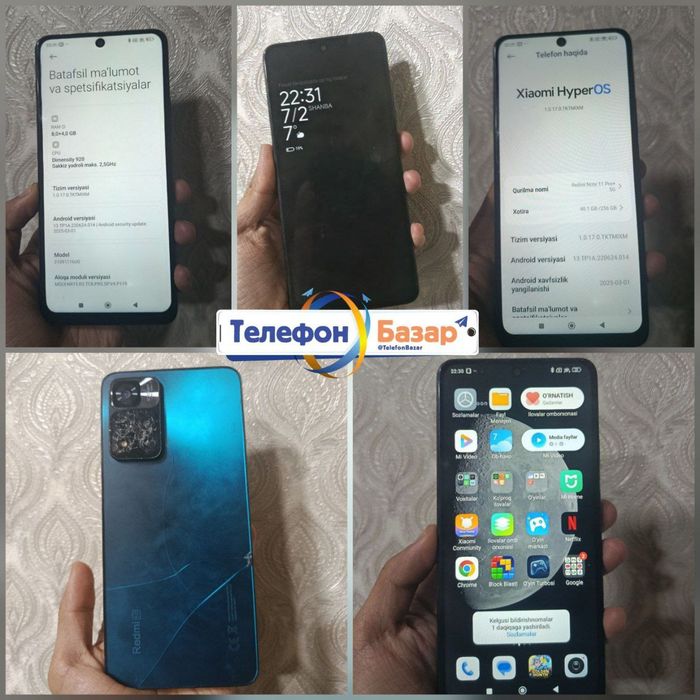 Redmi note 11pro5 +g 8 /256gb