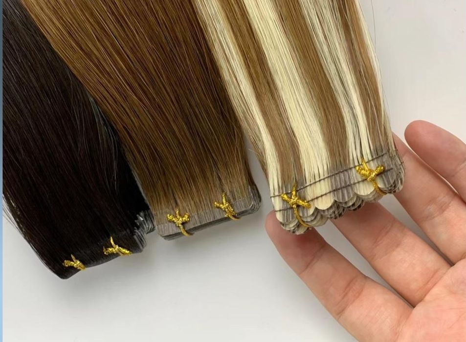 Montaj extensii de par natural Tape-on