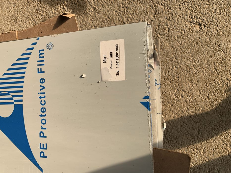 Нержавейка лист 1,5 мат котта фармат