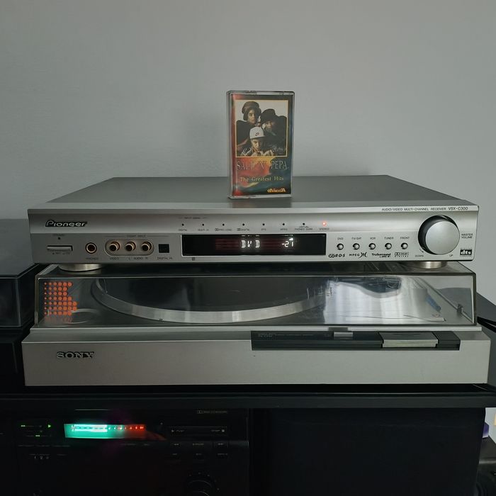 Receiver Pioneer pt 5 boxe + subwoofer