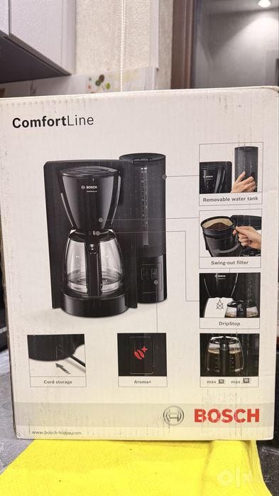 Кофеварка Bosch ComfortLine TKA6A043 - оригинал, 1200 Вт