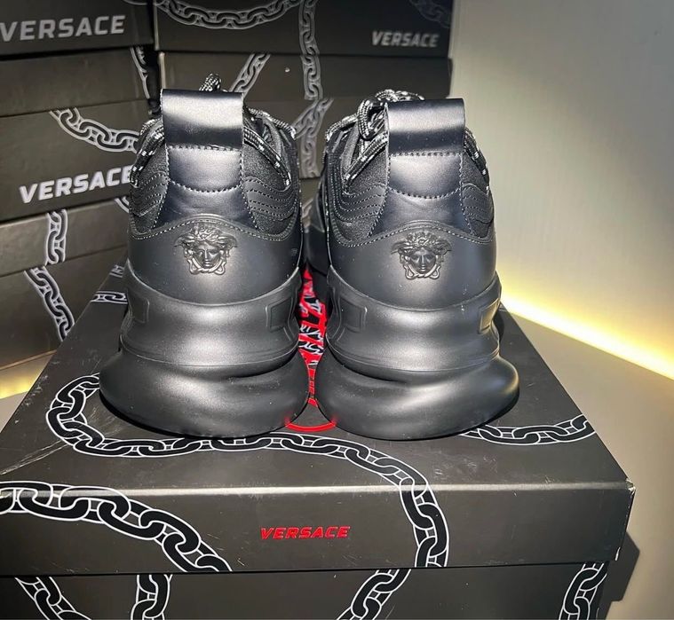 Versace chain reaction triple black