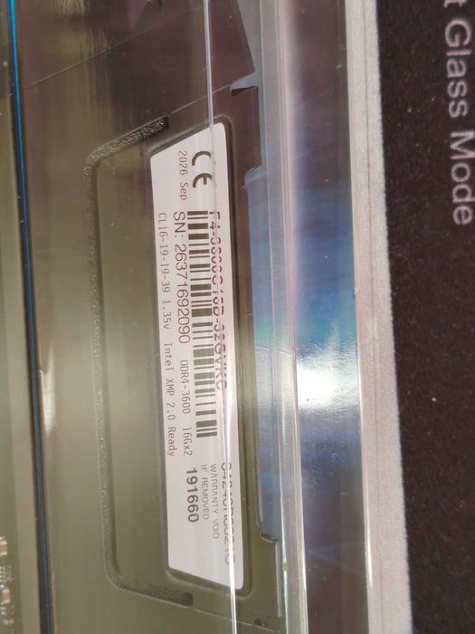 НОВА ! Рам Памет G.SKILL Ripjaws V Black 32GB (2x16GB) 3600Mhz DDR4