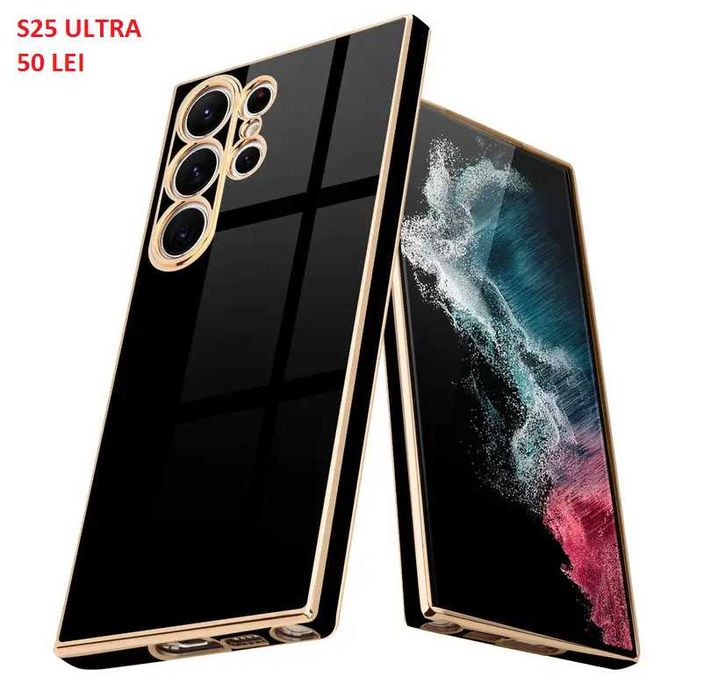 Huse premium S25 Ultra , Folii de sticla & iPhone 16 Pro/Pro Max