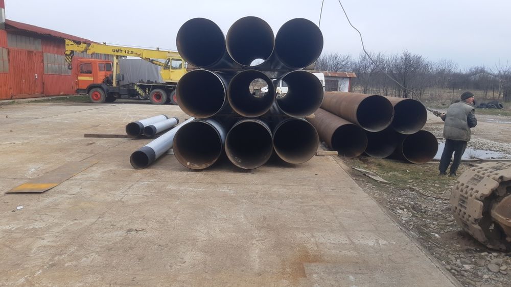 Vand teava metalica trasă si sudata ecoidala noua si folosită